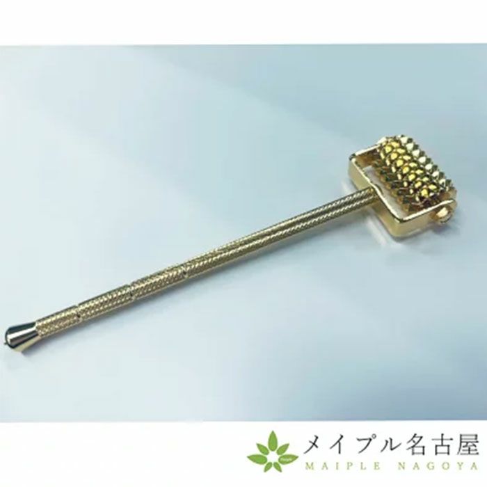 長柄ローラー針　員利針付（ゴールド）