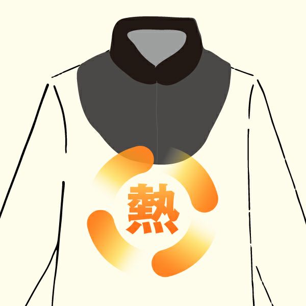 発熱ウォーマー　首用ロング